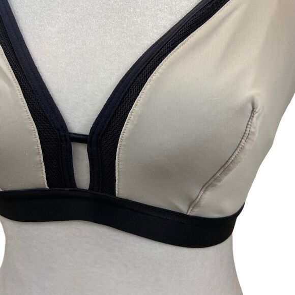 Lively White Bralette with Black Details Lively Size 2 - Picture 3 of 11